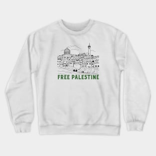 Free Palestine Crewneck Sweatshirt